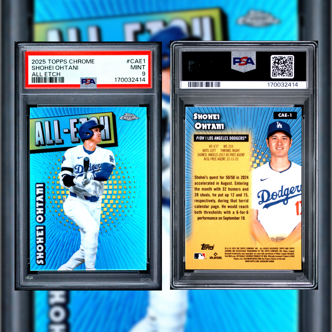 2025 Shohei Ohtani #CAE1 PSA 9 170032414