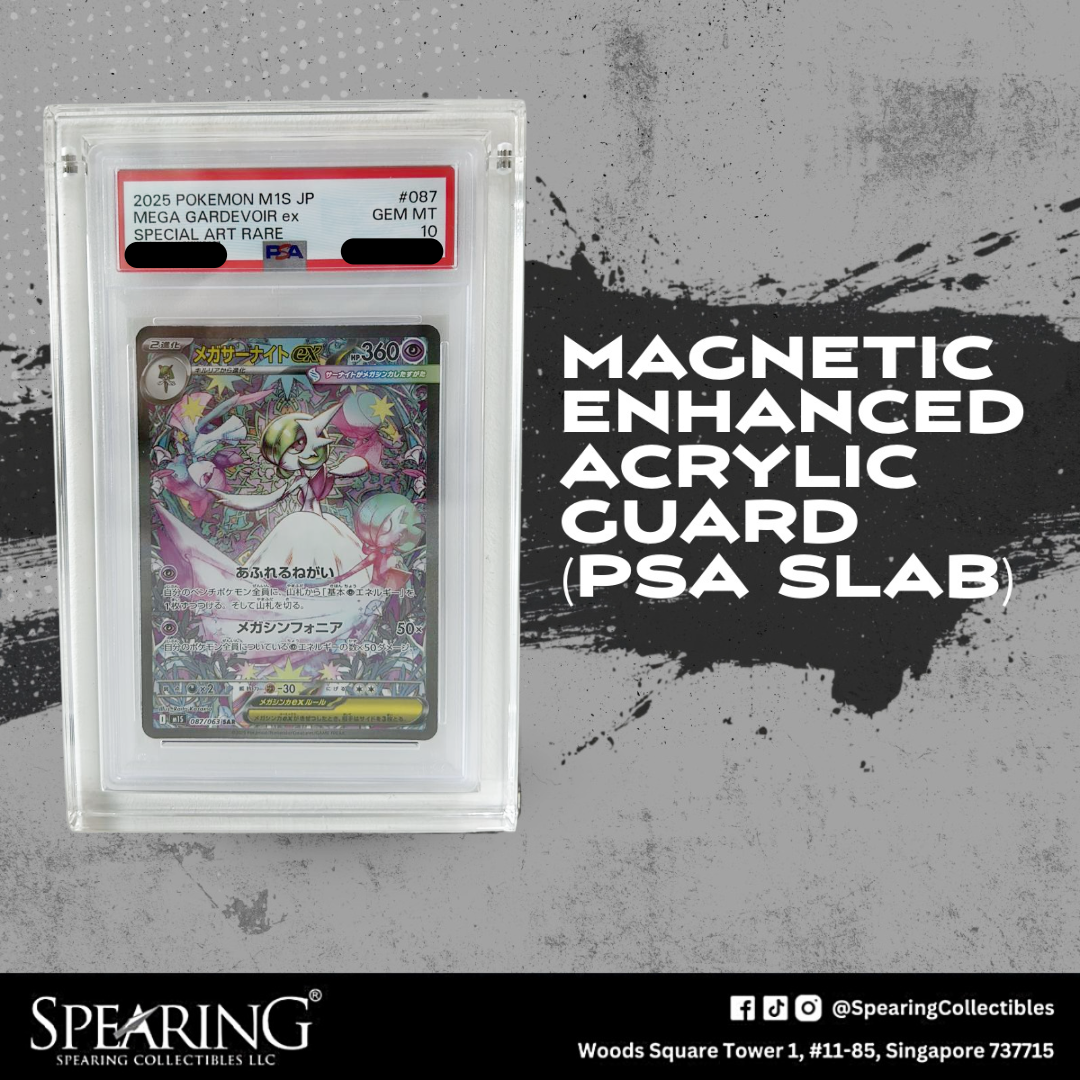 🧲 Magnetic Enhanced Acrylic Guard for PSA Graded Card Slabs – ☀️ UV Pr –  Spearing Collectibles
