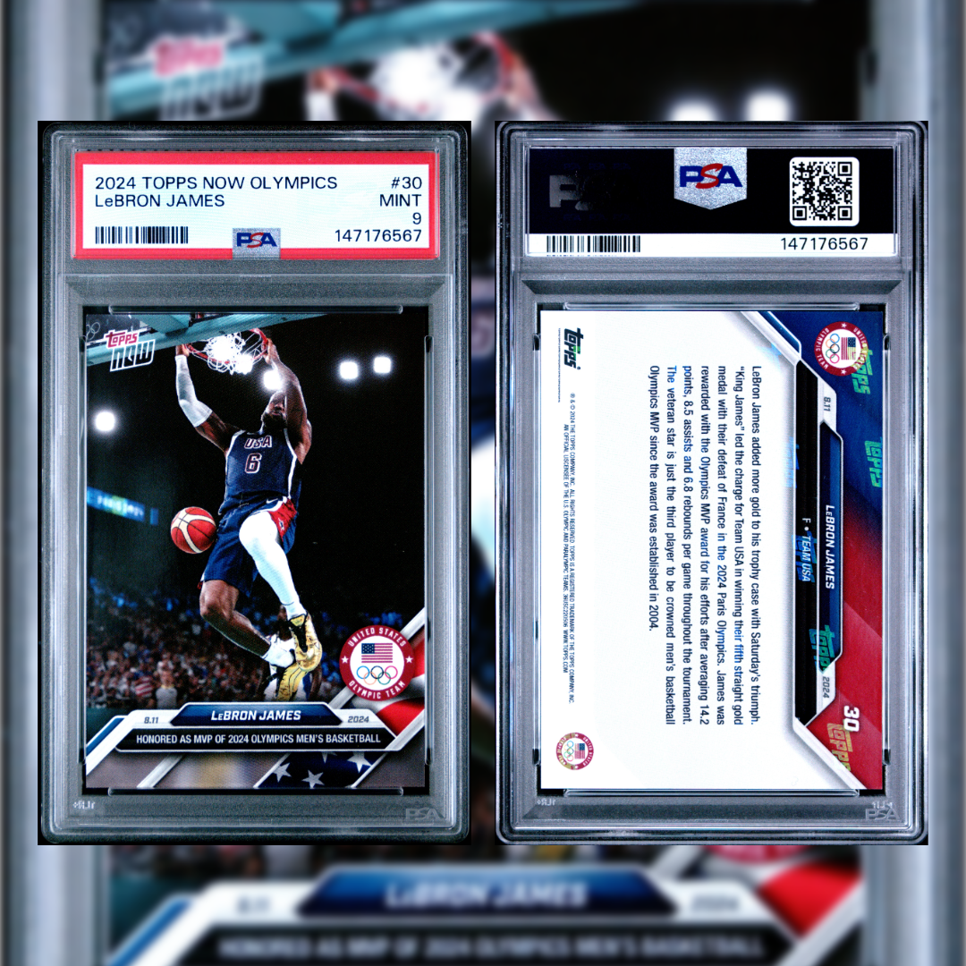 2024 Lebron James #30 PSA 9 147176567
