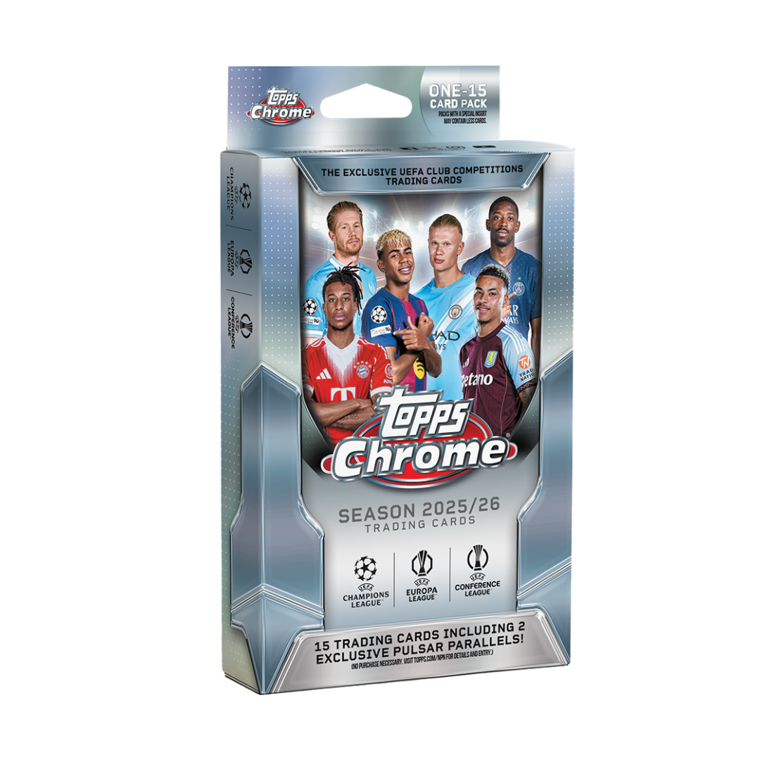 Topps Chrome® UEFA Club Competitions 2025-26 - Hanger Box