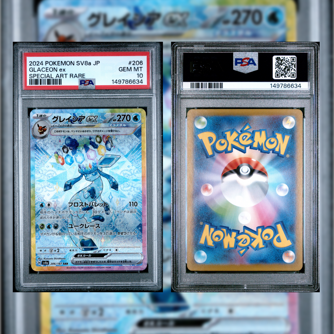 2024 Japanese Glaceon ex #206 PSA 10 149786634