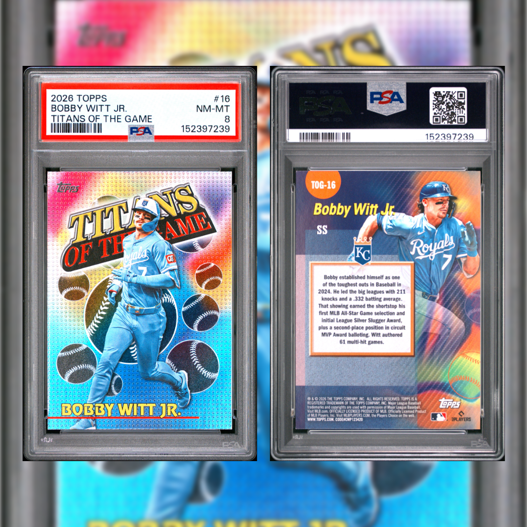 2026 Bobby Witt Jr. #16 PSA 8 152397239