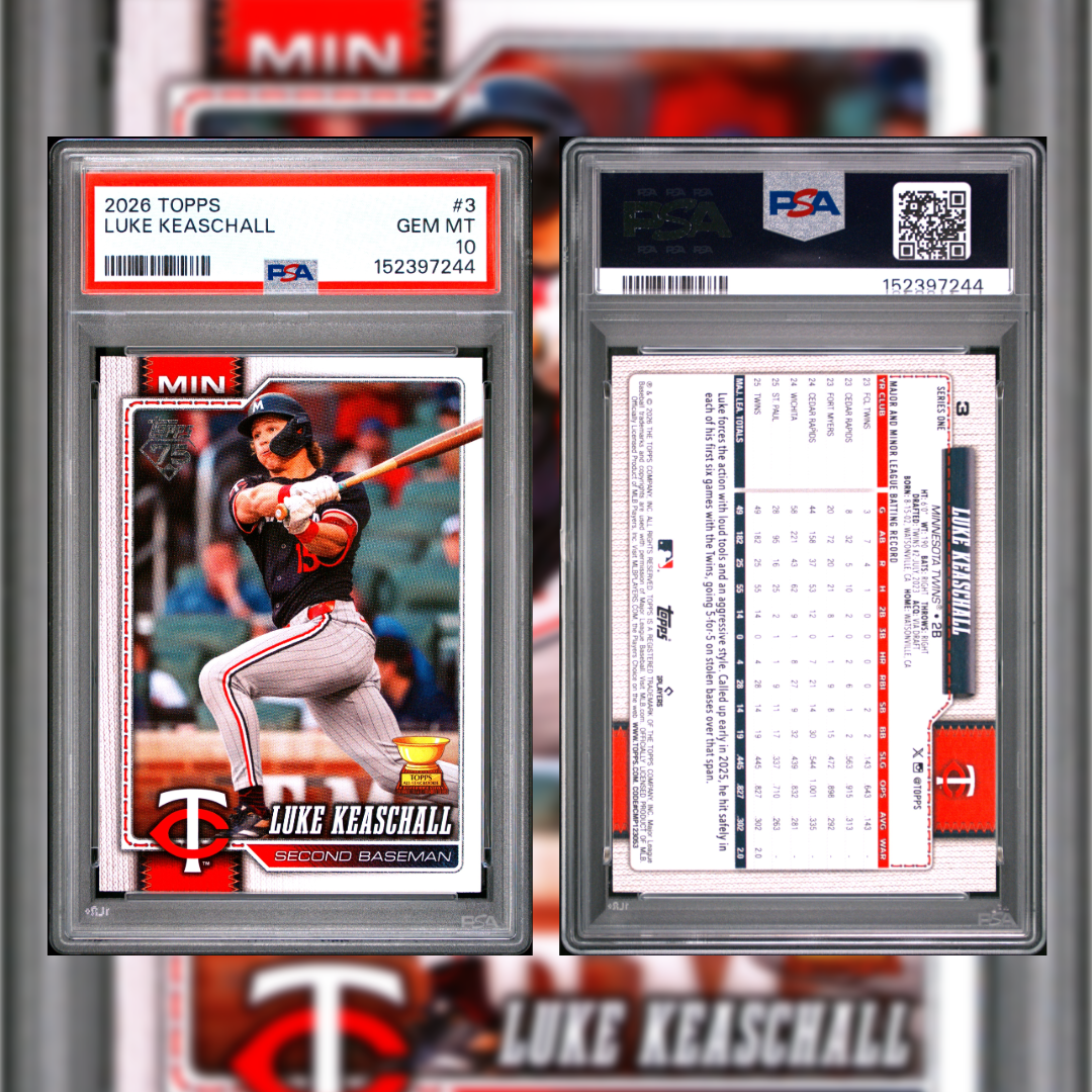 2026 Luke Keaschall #3 PSA 10 152397244