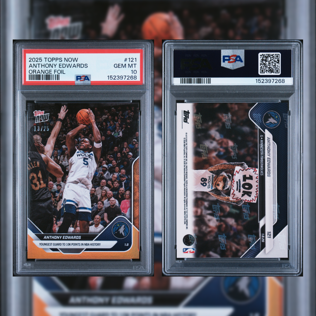 2025 Anthony Edwards 13/25 #121 PSA 10 152397268