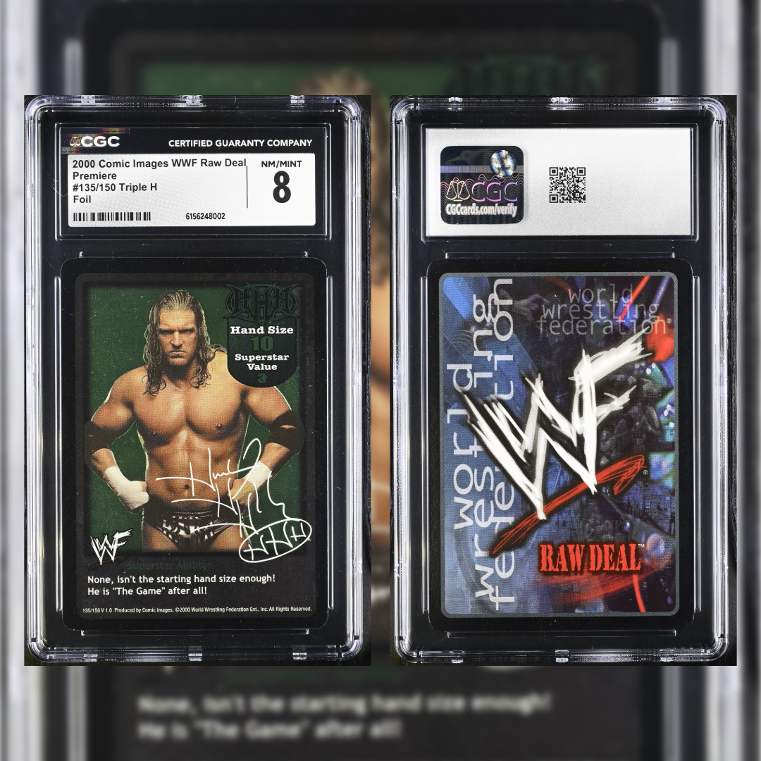2000 Triple H #135/150 CGC 8 6156248002