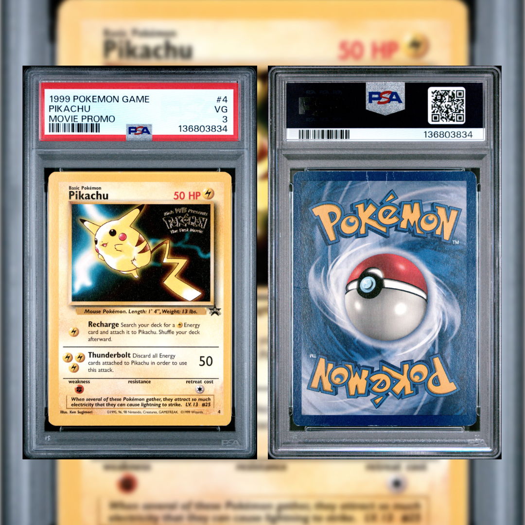 1999 Pikachu #4 PSA 3 136803834