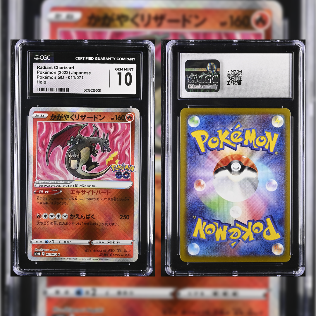 2022 Japanese Radiant Charizard #011 CGC GEM MINT 10 6038023008