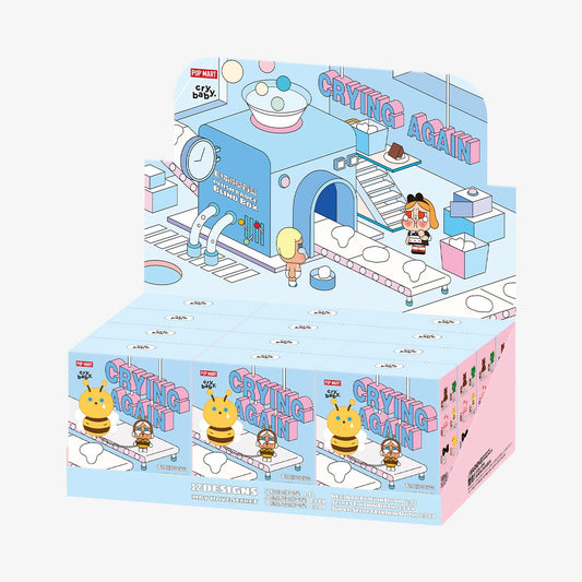 CRYBABY Crying Again Series - Plush Badge Blind Whole Box