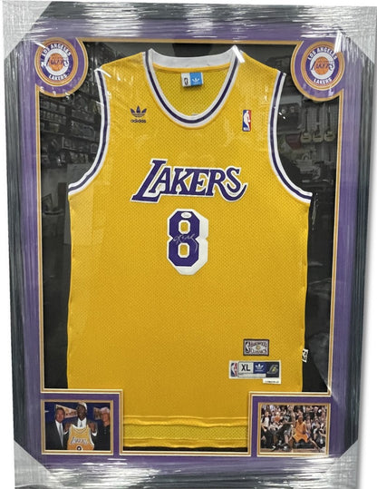 Kobe Bryant Signed Authentic Jersey Lakers Custom Framed JSA