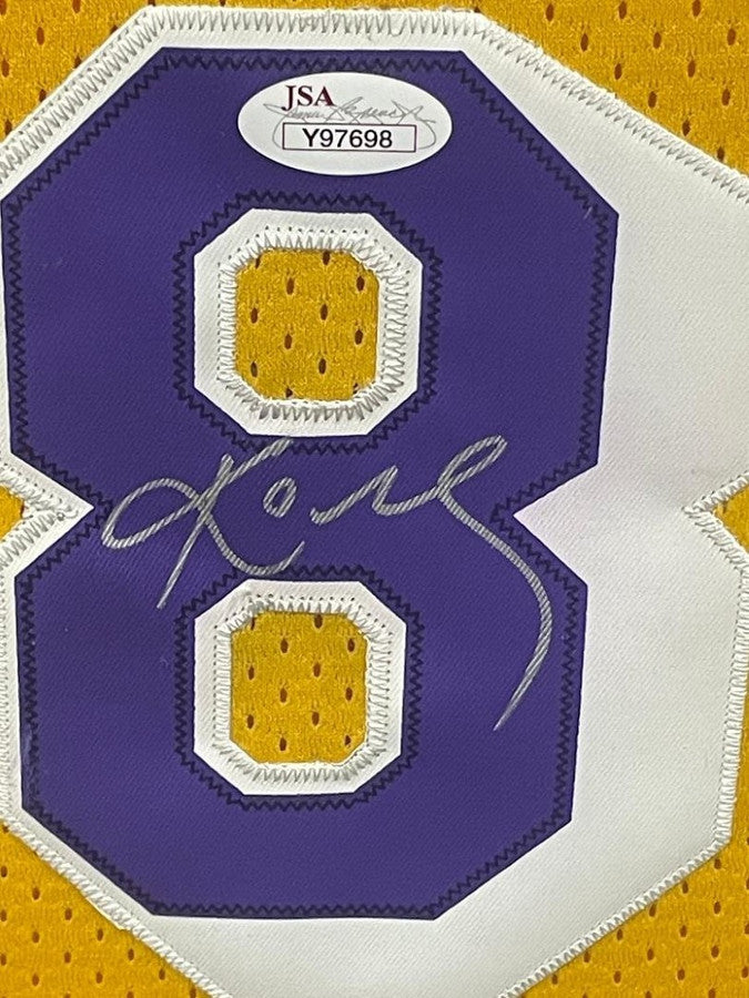 Kobe Bryant Signed Authentic Jersey Lakers Custom Framed JSA