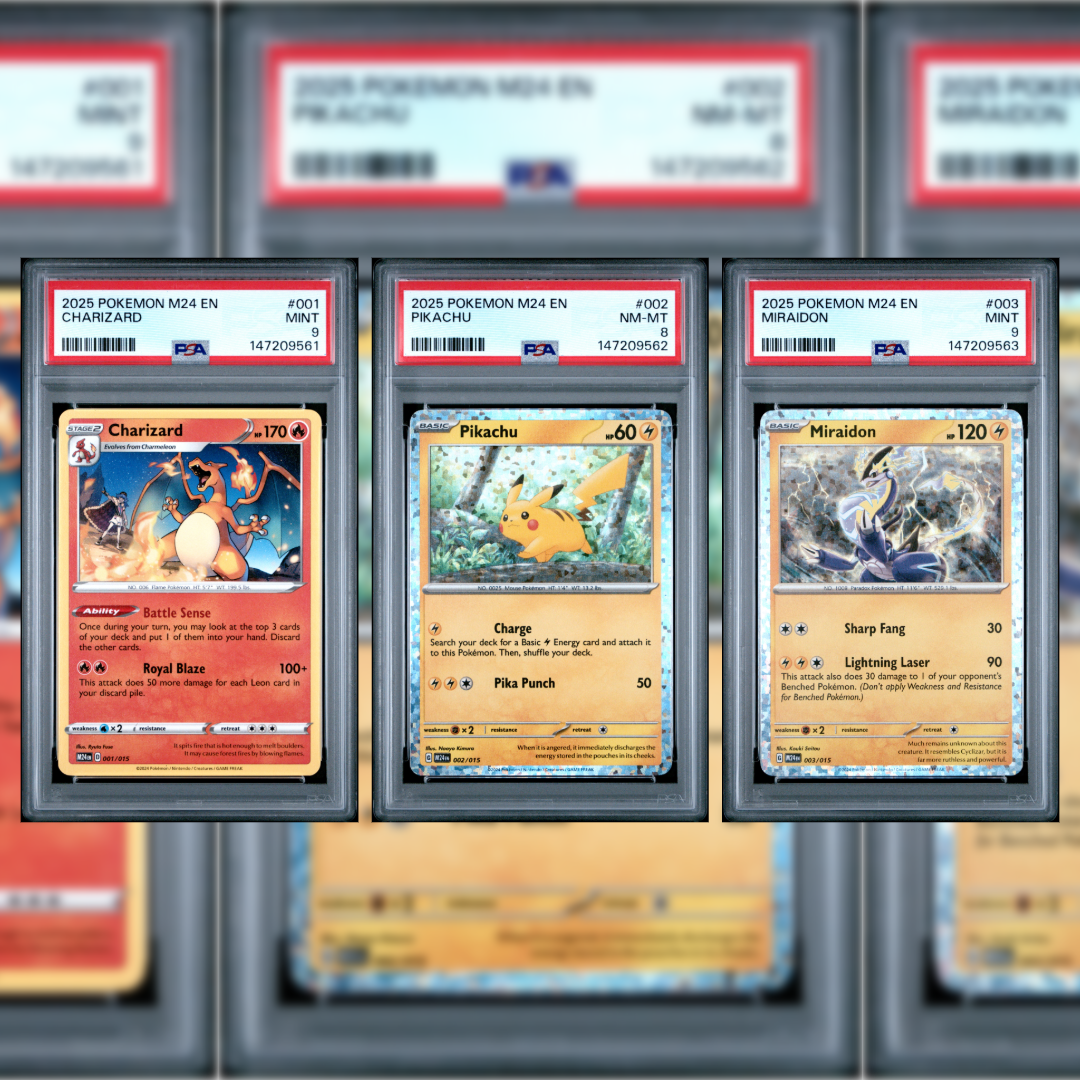 2025 McDonald's Pokemon M24 #001 - #015 Set