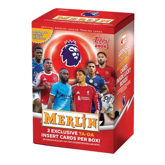 2026 Topps Soccer Premier League Merlin Value Box