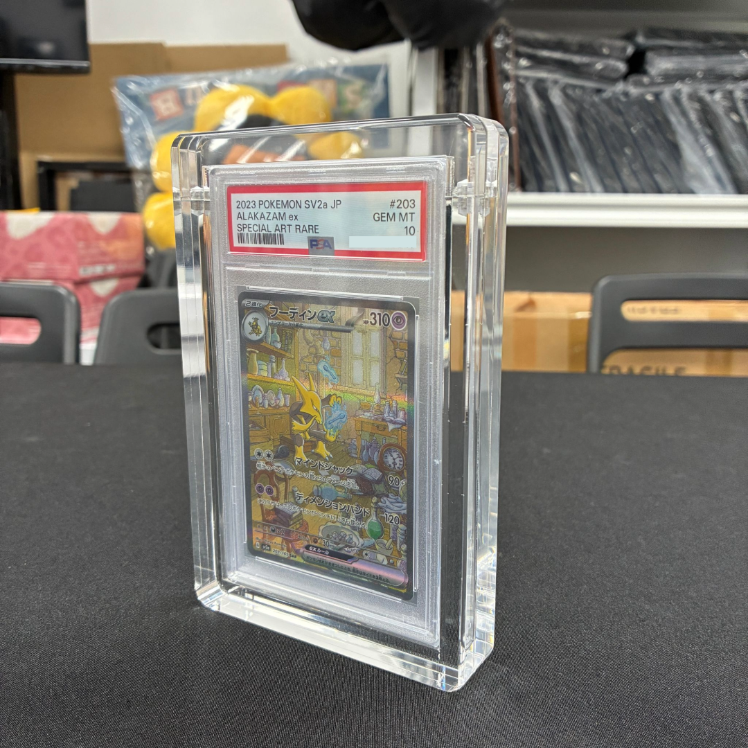 🧲 Magnetic Acrylic Display Case for PSA Graded Card Slabs – ☀️ UV Prot ...