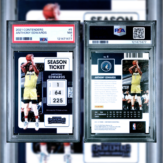 2021 Anthony Edwards #5 PSA 7 121471477