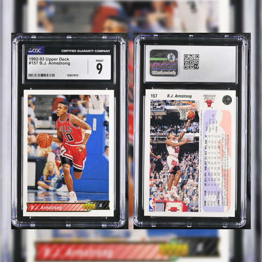 1992-93 B.J. Armstrong #157 CGC 9 1036319131
