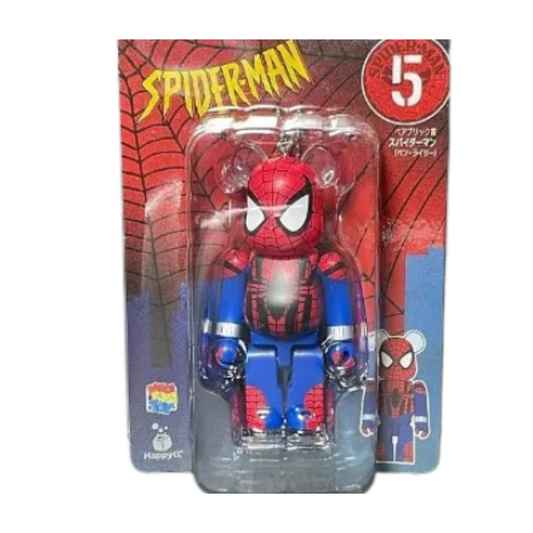 🕷 BEARBRICK 100% Happy Kuji - Spiderman (Ben Reilly) Keychain