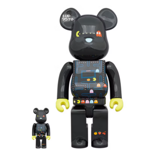 Bearbrick Pac-Man 100% & 400% Set