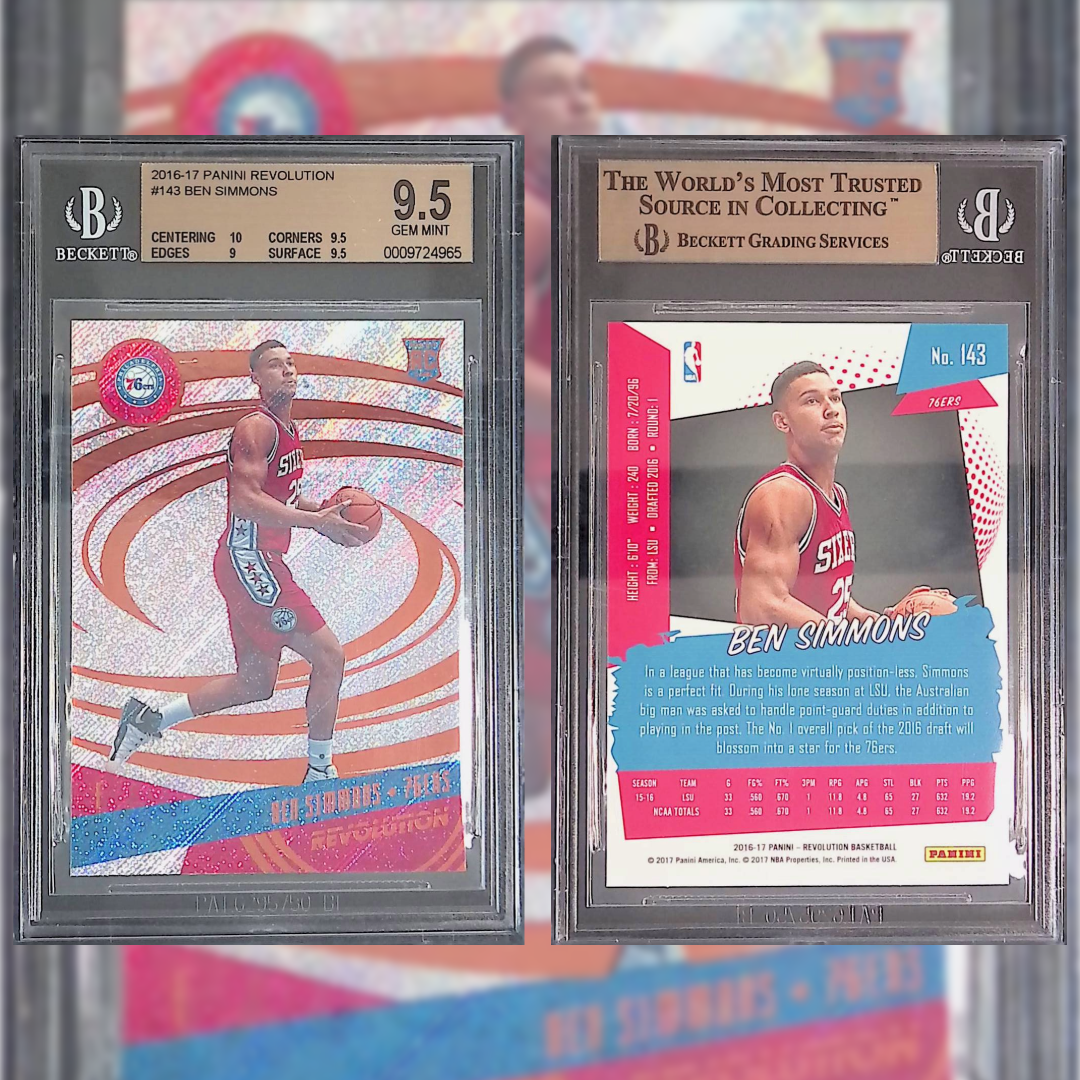 2016-17 Ben Simmons #143 Beckett 9.5 0009724965