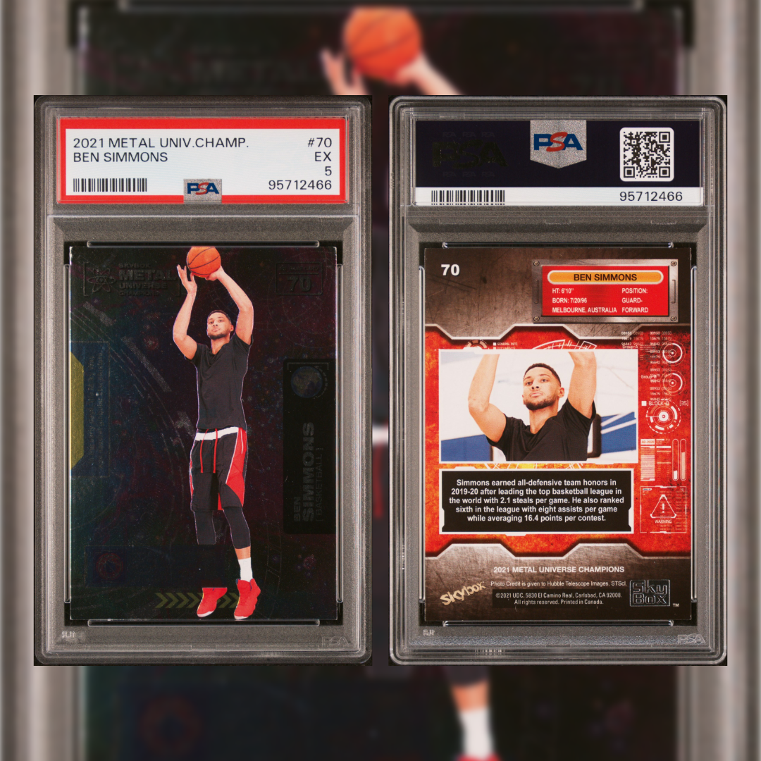 2021 Ben Simmons #70 PSA 5 95712466