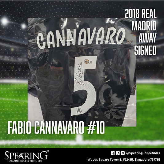Fabio Cannavaro #5 Real Madrid Signed Jersey
