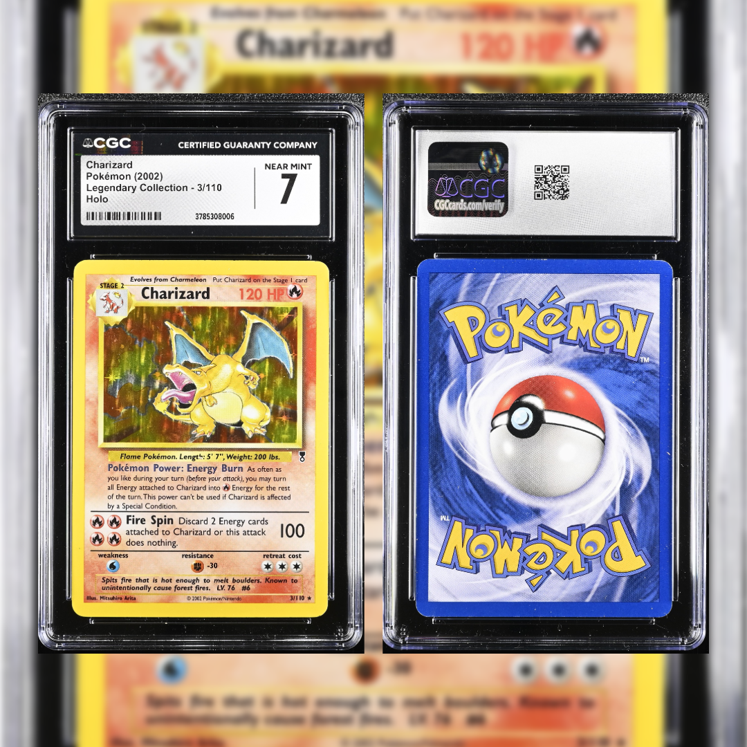 2002 Charizard 3 CGC 7 3785308006