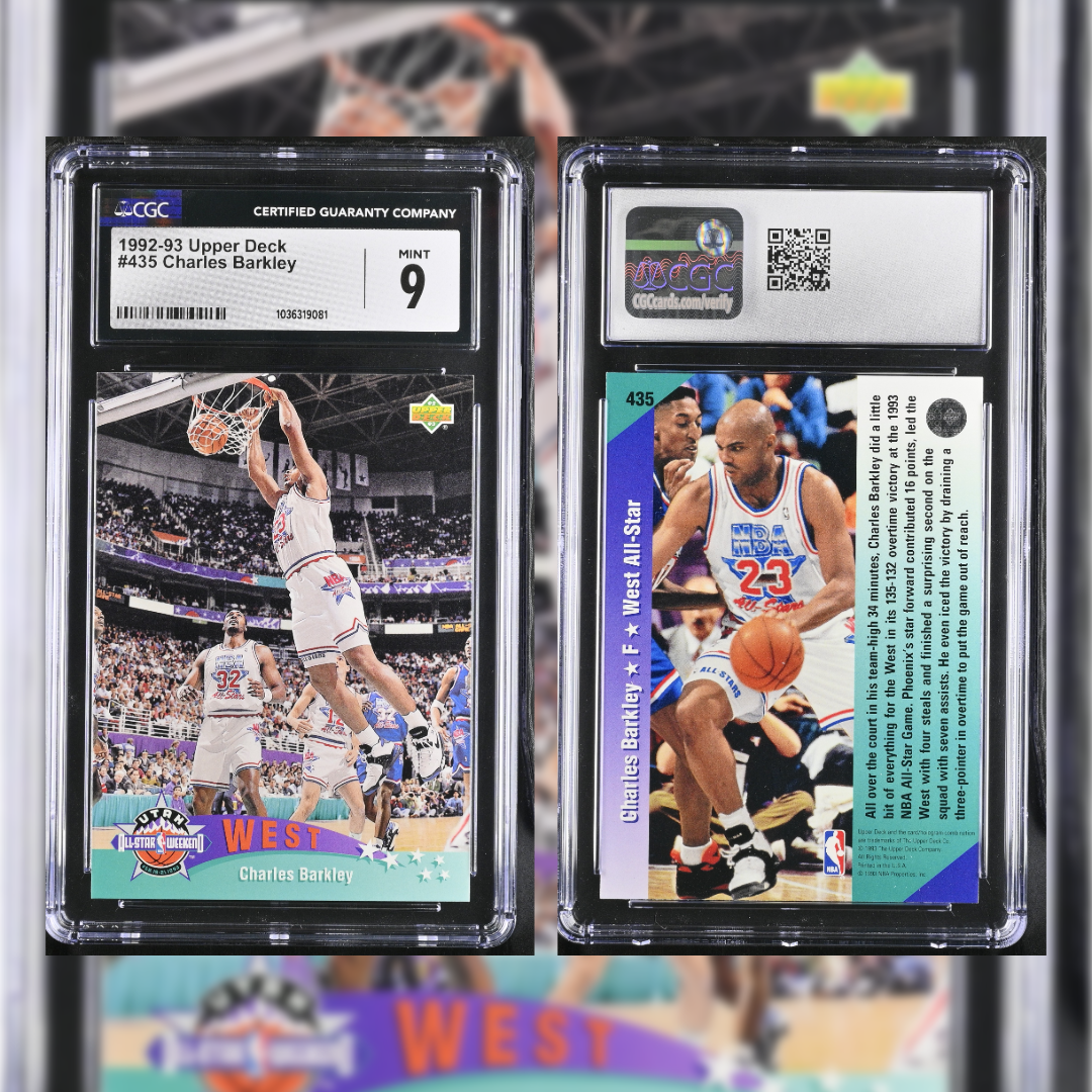 1992-93 Charles Barkley #435 CGC 9 1036319081