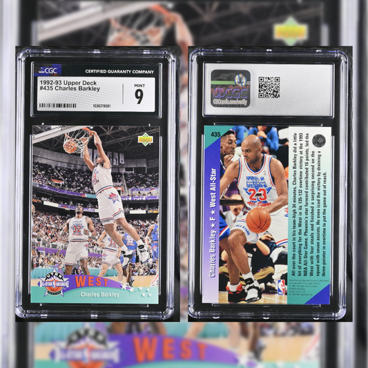 1992-93 Charles Barkley #435 CGC 9 1036319081
