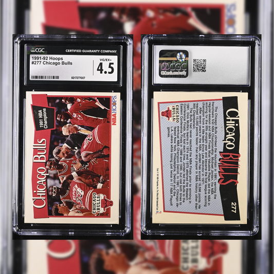 1991-92 Chicago Bulls #277 CGC 4.5 6017277007