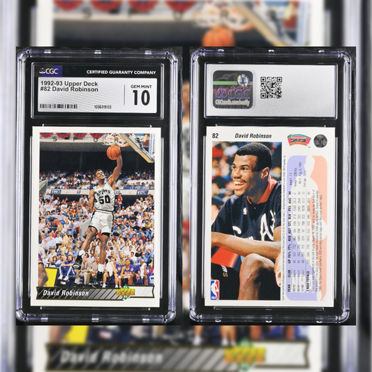 1992-93 David Robinson #82 CGC GEM MINT 10 1036319133