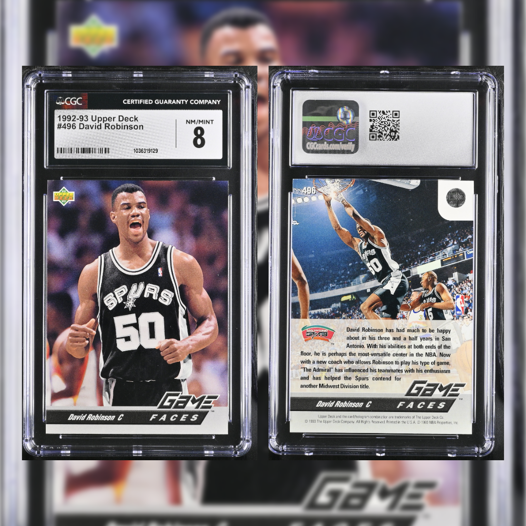 1992-93 David Robinson #496 CGC 8 1036319129