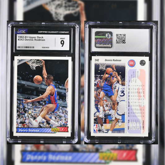 1992-93 Dennis Rodman #242 CGC 9 1036319121