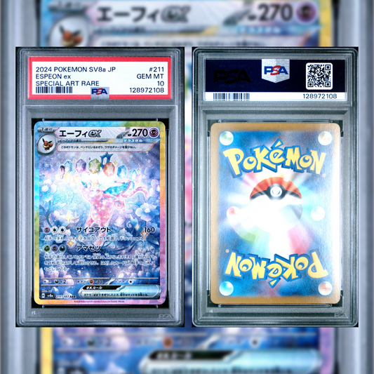 2024 Japanese Espeon ex #211 PSA 10 128972108