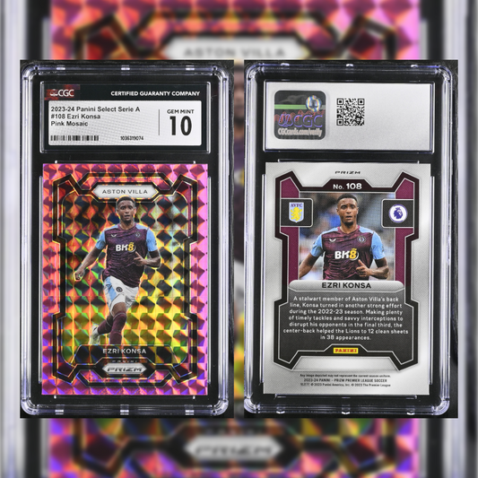 2023-24 Ezri Konsa #108 CGC GEM MINT 10 1036319074