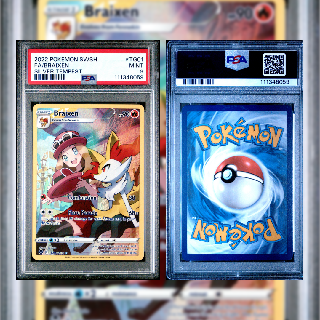 2022 FA/Braixen #TG01 PSA 9 111348059