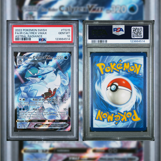 2022 FA/IR Calyrex VMAX #TG15 PSA 10 123664514