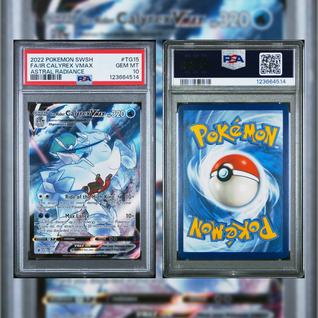 2022 FA/IR Calyrex VMAX #TG15 PSA 10 123664514