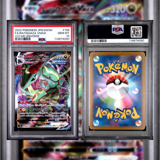 2022 Japanese FA/Rayquaza VMAX #108 PSA 10 114674080