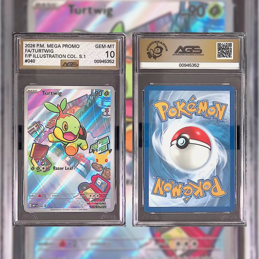 2026 FA/Turtwig #040 AGS GEM-MT 10 00945352