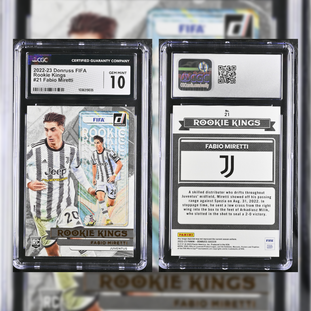 2022-23 Fabio Miretti #21 CGC GEM MINT 10 1036319035