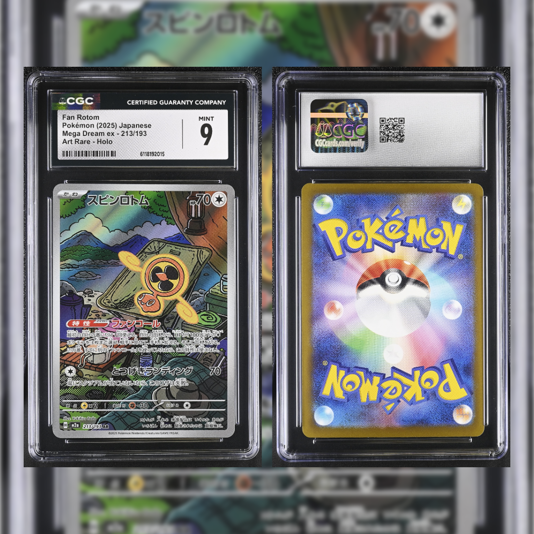 2025 Japanese Fan Rotom #213 CGC 9 6118192015