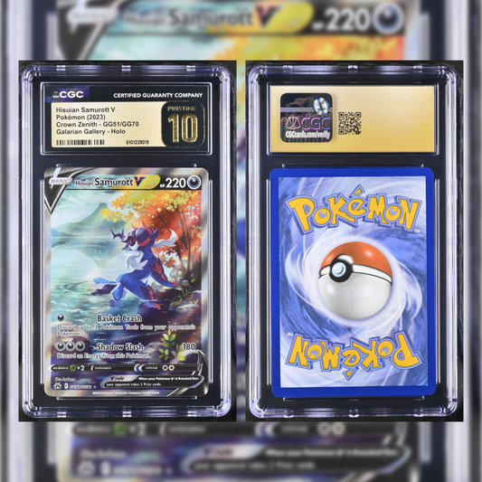 2023 Hisuian Samurott V #GG51 CGC PRISTINE 10 6101239019