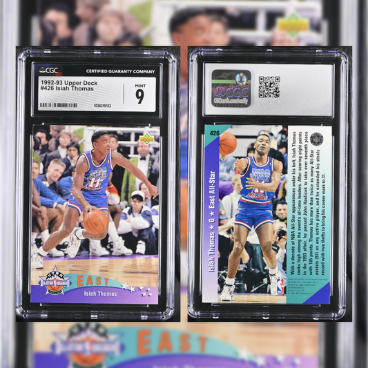 1992-93 Isiah Thomas #426 CGC 9 1036319123