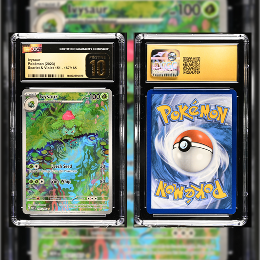 2023 Ivysaur #167 CGC PRISTINE 10 1401028918179