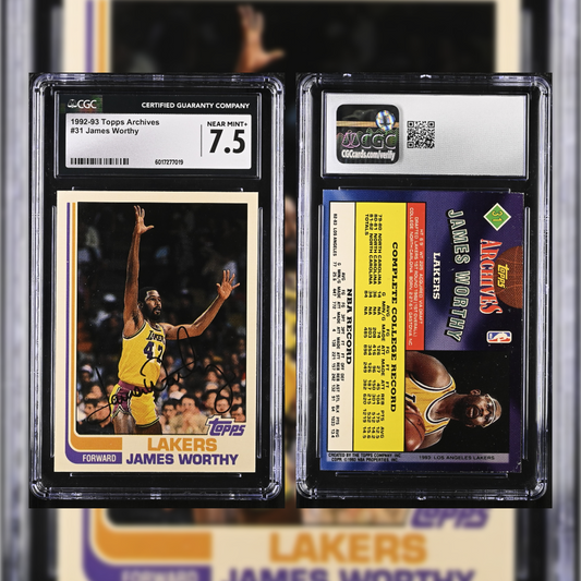 1992-93 James Worthy #31 CGC 7.5 6017277019