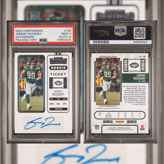 2022 Jeremy Ruckert AUTO #198 PSA 9 94692024