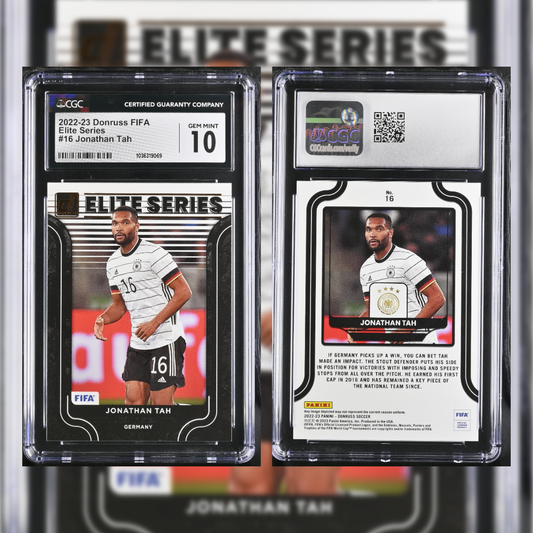 2022-23 Jonathan Tah #16 CGC GEM MINT 10 1036319069