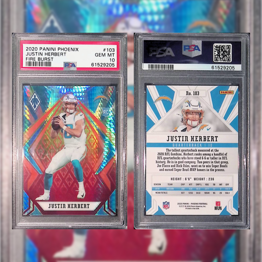2020 Justin Herbert #103 PSA 10 61529205