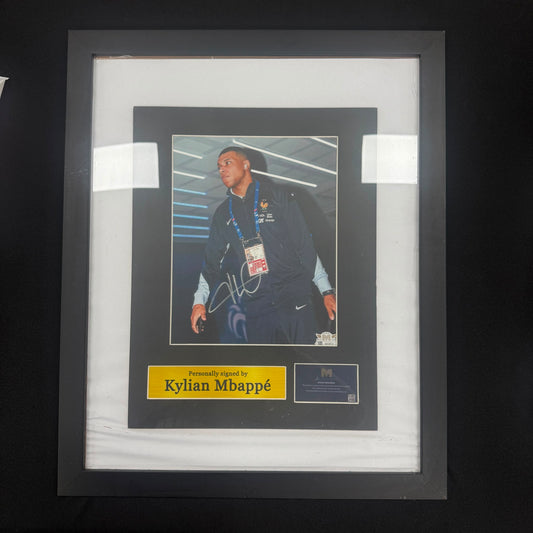 Kylian Mbappe Autograph Big Frame