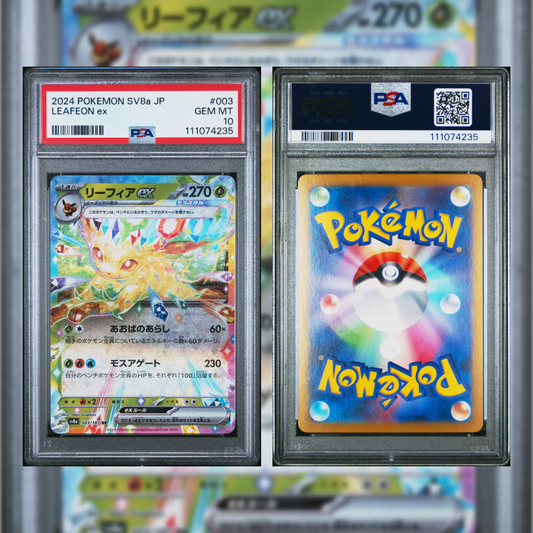 2024 Japanese Leafeon ex #003 PSA 10 111074235