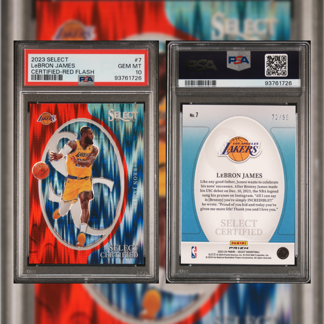 2023 SELECT Lebron James #7  PSA 10 93761726